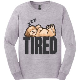 Havanese Tired Dog Long Sleeve Shirt Gift For Dog Lover