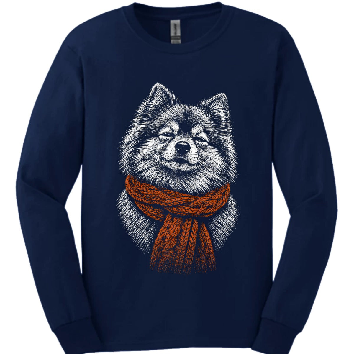 German Spitz Winter Dog Long Sleeve Shirt Gift For Dog Lover