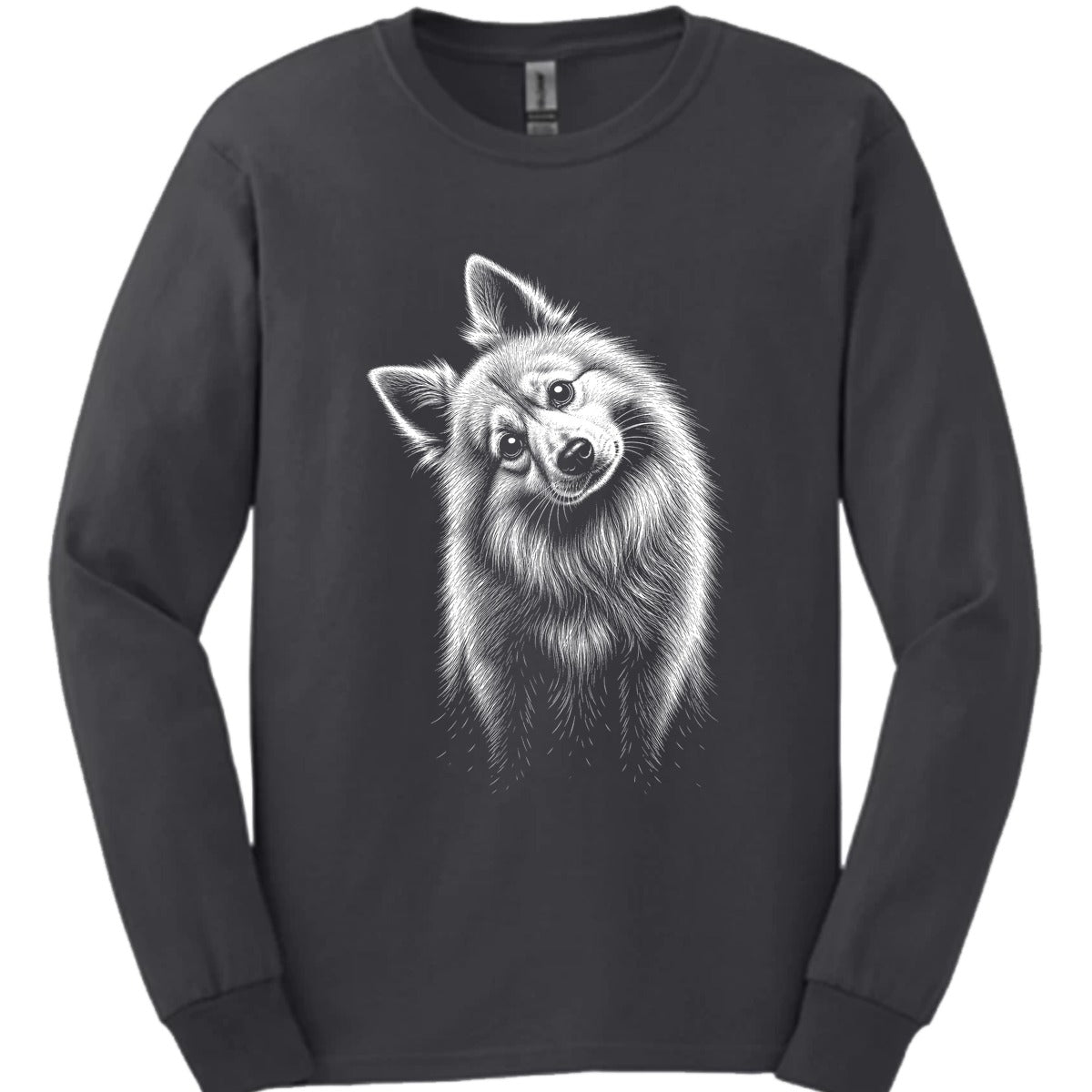 German Spitz Tilted Dog Long Sleeve Shirt Gift For Dog Lover