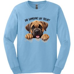 Mastiff Did Someone Say Treat Long Sleeve Shirt Gift For Dog Lover