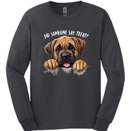 Mastiff Did Someone Say Treat Long Sleeve Shirt Gift For Dog Lover