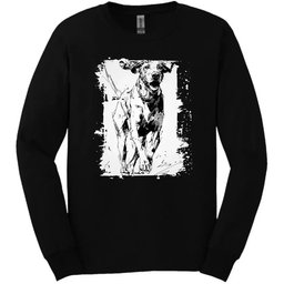 German Shorthaired Pointer Running Dog Long Sleeve Tee Gift For Dog Lover