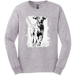 German Shorthaired Pointer Running Dog Long Sleeve Tee Gift For Dog Lover