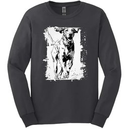 German Shorthaired Pointer Running Dog Long Sleeve Tee Gift For Dog Lover