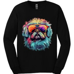 Pekingese Top Dog Long Sleeve Shirt Gift For Dog Lover