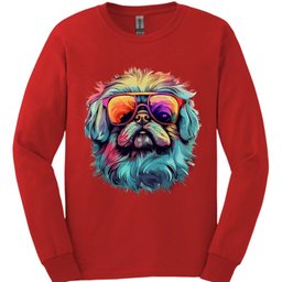 Pekingese Top Dog Long Sleeve Shirt Gift For Dog Lover