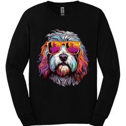Old English Sheepdog Top Dog Long Sleeve Shirt Gift For Dog Lover