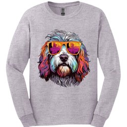 Old English Sheepdog Top Dog Long Sleeve Shirt Gift For Dog Lover