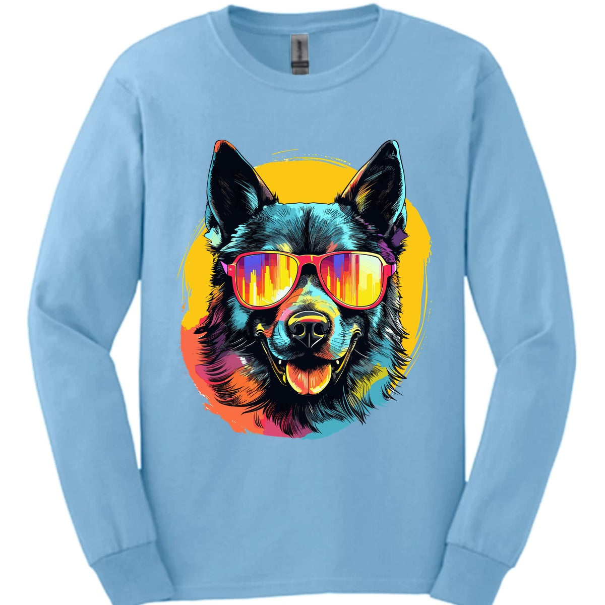 Norwegian Elkhound Top Dog Long Sleeve Shirt Gift For Dog Lover