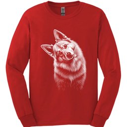 Peruvian Tilted Dog Long Sleeve Shirt Gift For Dog Lover