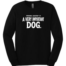 Personal Assistant Long Sleeve Shirt Gift For Dog Lover