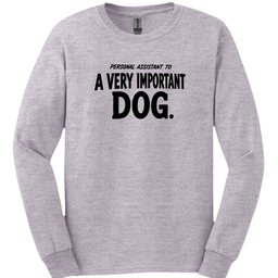 Personal Assistant Long Sleeve Shirt Gift For Dog Lover