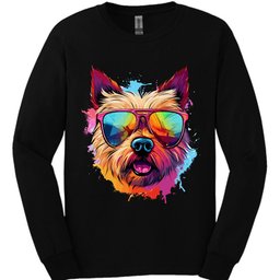 Norwich Terrier Top Dog Long Sleeve Shirt Gift For Dog Lover