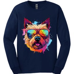 Norwich Terrier Top Dog Long Sleeve Shirt Gift For Dog Lover