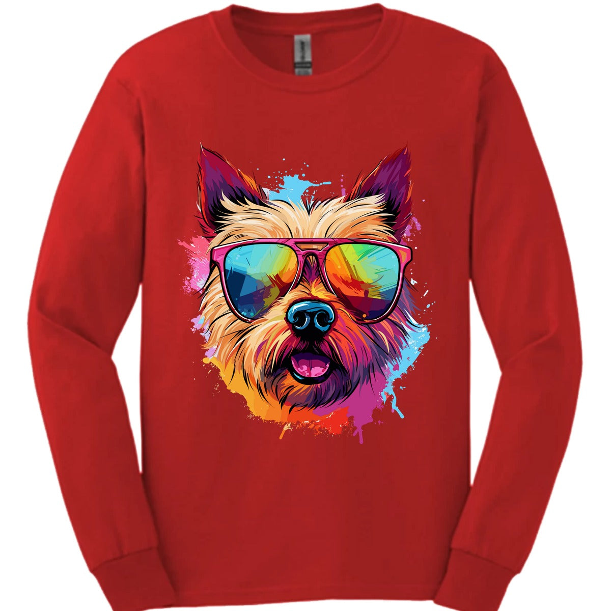 Norwich Terrier Top Dog Long Sleeve Shirt Gift For Dog Lover