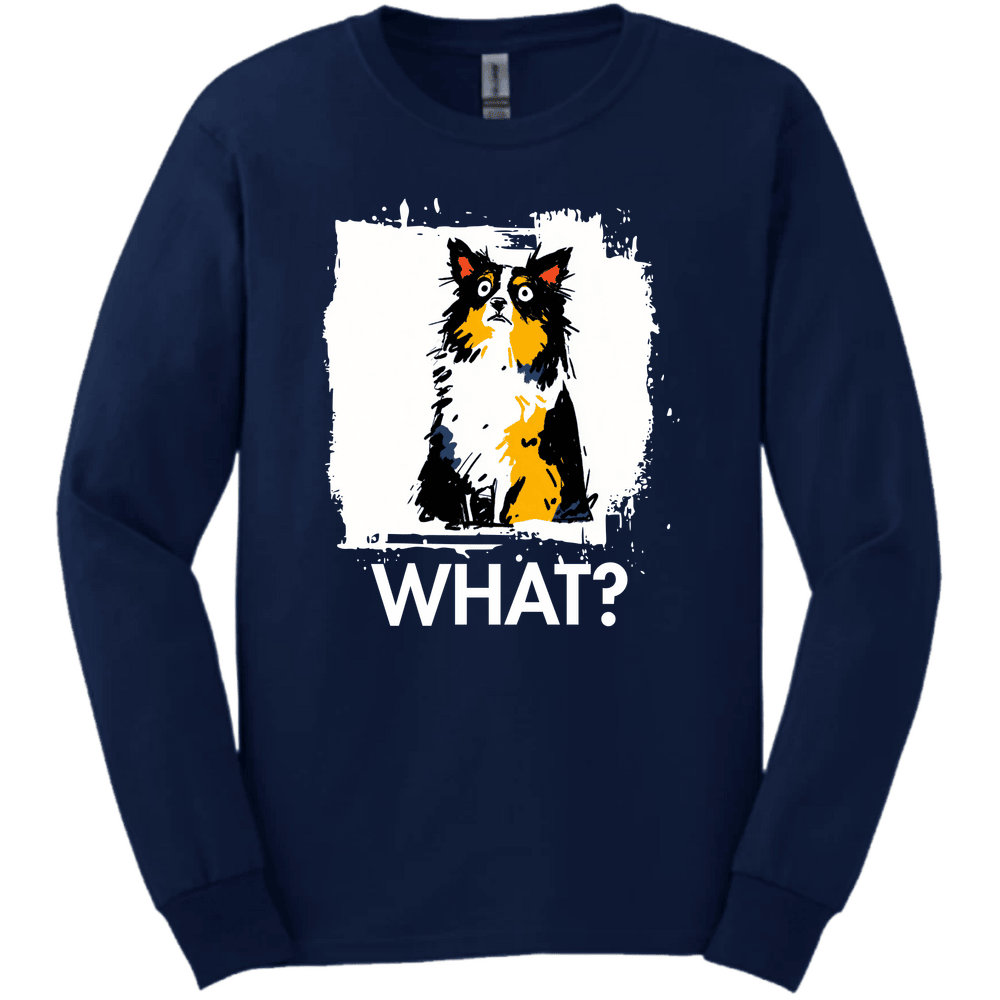 Papillon What Dog Long Sleeve Tee Gift For Dog Lover