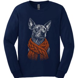 Peruvian Winter Dog Long Sleeve Shirt Gift For Dog Lover
