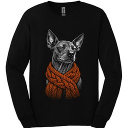 Peruvian Winter Dog Long Sleeve Shirt Gift For Dog Lover