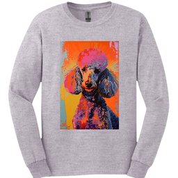 Poodle Punk Dog Long Sleeve Shirt Gift For Dog Lover