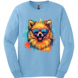 Pomeranian Top Dog Long Sleeve Shirt Gift For Dog Lover