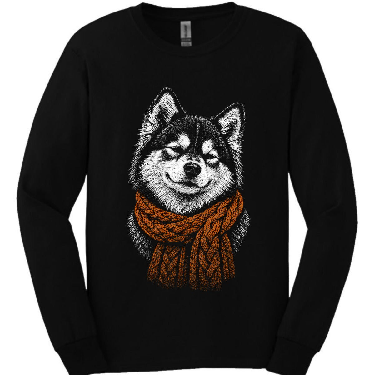 Pomsky Winter Dog Long Sleeve Shirt Gift For Dog Lover