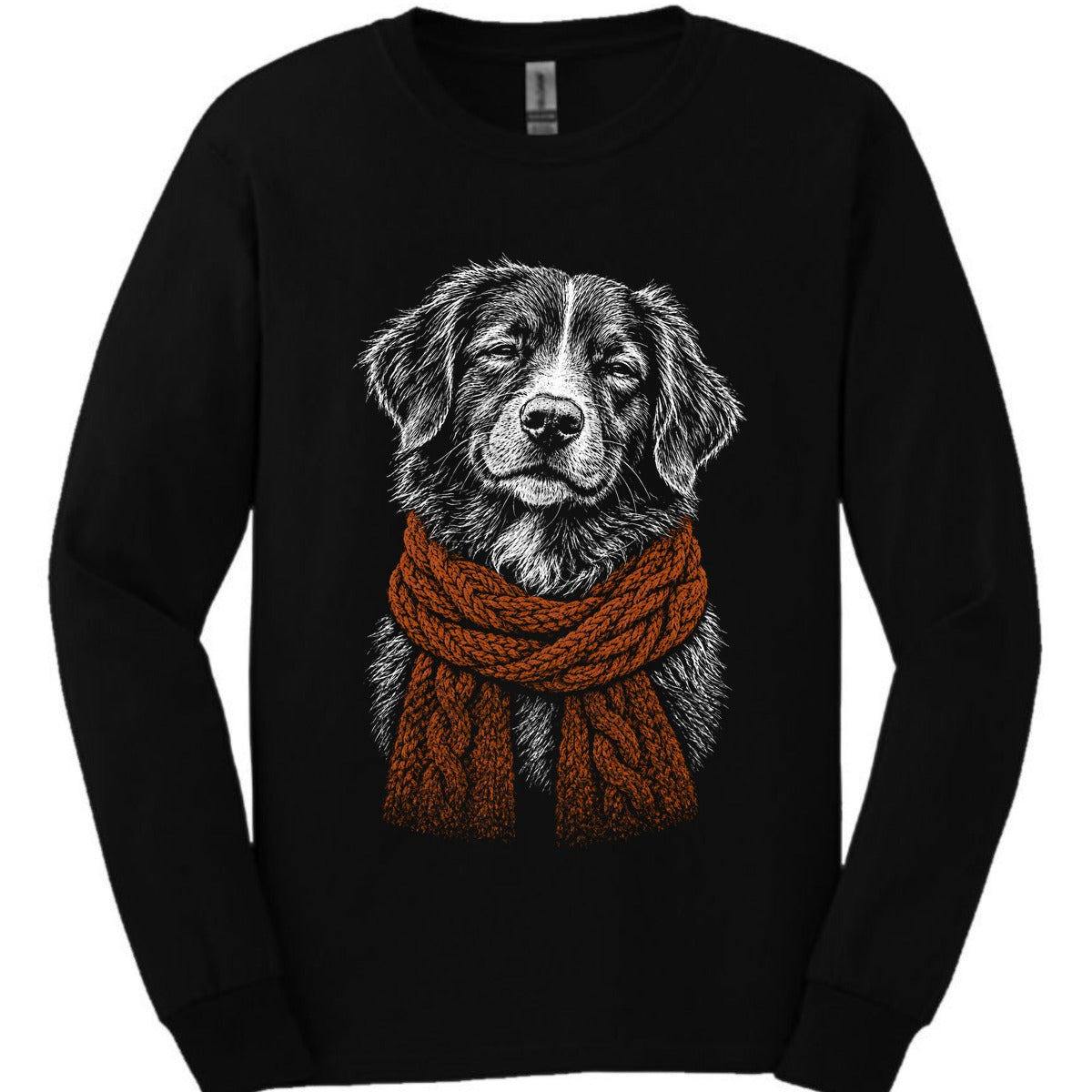 Nova Scotia Duck Tolling Retriever Winter Dog Long Sleeve Shirt Gift For Duck Lover