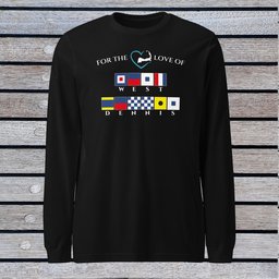 West Dennis Nautical Flag Unisex Long Sleeve Tee Gift For Cape Cod Lover