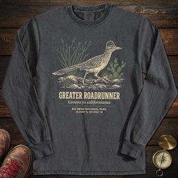 Roadrunner Big Bend Long Sleeved T Shirt Long Sleeve Shirt Gift For National Park Lover
