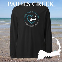 Favorite Beach For The Love Of Paines Creek Beach Unisex Long Sleeve Tee Gift For Cape Cod Lover