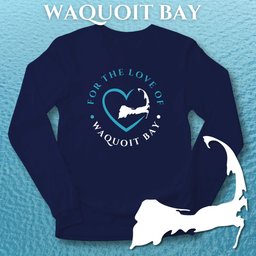 Favorite Place For The Love Of Waquoit Bay Unisex Long Sleeve Tee Gift For Cape Cod Lover