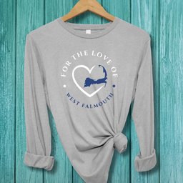 West Falmouth For The Love Of West Falmouth Unisex Long Sleeve Tee Gift For Cape Cod Lover