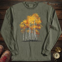 Aspen Tree Long Sleeved T Shirt Long Sleeve Shirt Gift For National Park Lover