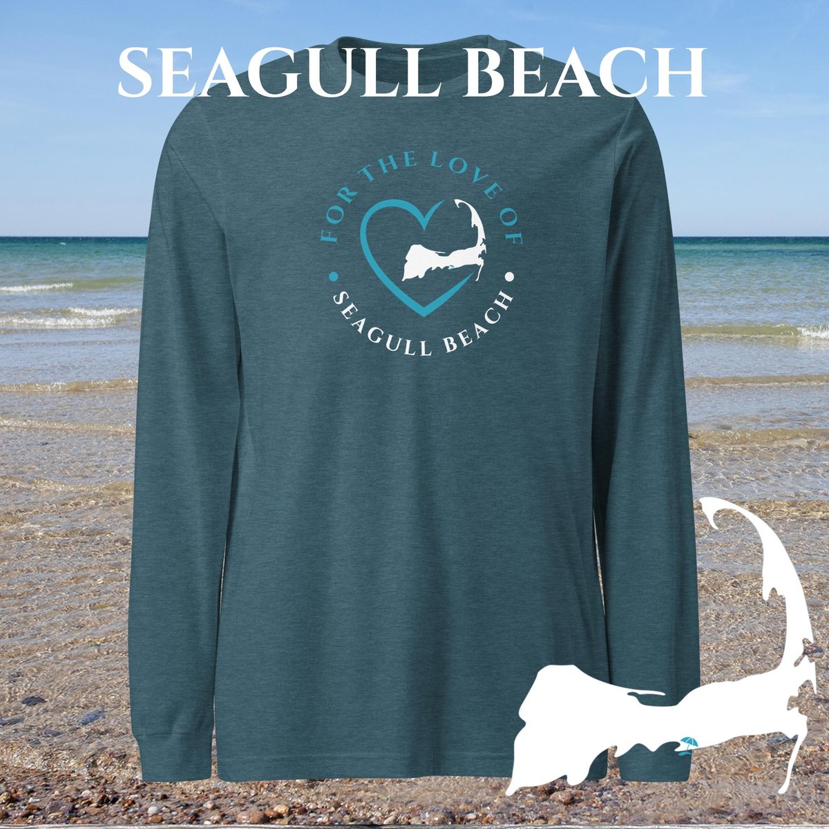 Favorite Beach For The Love Of Seagull Beach Unisex Long Sleeve Tee Gift For Cape Cod Lover