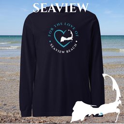 Favorite Beach For The Love Of Seaview Unisex Long Sleeve Tee Gift For Cape Cod Lover