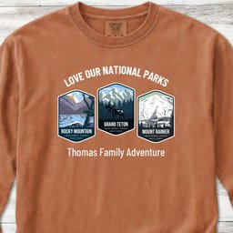 Custom Park Shirt Long Sleeve Shirt Gift For National Park Lover