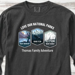 Custom Park Shirt Long Sleeve Shirt Gift For National Park Lover