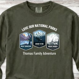 Custom Park Shirt Long Sleeve Shirt Gift For National Park Lover