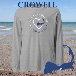 Favorite Beach For The Love Of Crowell Unisex Long Sleeve Tee Gift For Cape Cod Lover