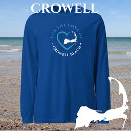 Favorite Beach For The Love Of Crowell Unisex Long Sleeve Tee Gift For Cape Cod Lover