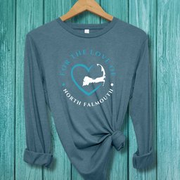 North Falmouth For The Love Of North Falmouth Unisex Long Sleeve Tee Gift For Cape Cod Lover