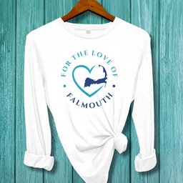 Falmouth For The Love Of Falmouth Unisex Long Sleeve Tee Gift For Cape Cod Lover