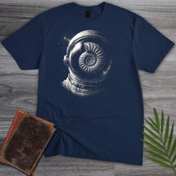 Ammonite To Astronaut T Shirt Gift For Nature Lover