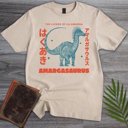 Amargasaurus Japanese Vintage T Shirt Gift For Nature Lover