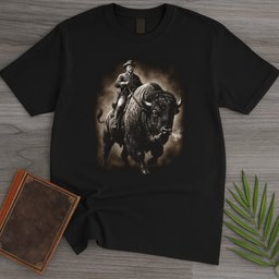 Americas 250th Frontier Roosevelt Bison T Shirt Gift For Nature Lover