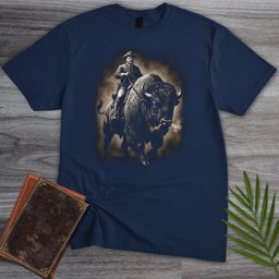 Americas 250th Frontier Roosevelt Bison T Shirt Gift For Nature Lover