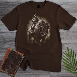 Americas 250th Frontier Roosevelt Bison T Shirt Gift For Nature Lover