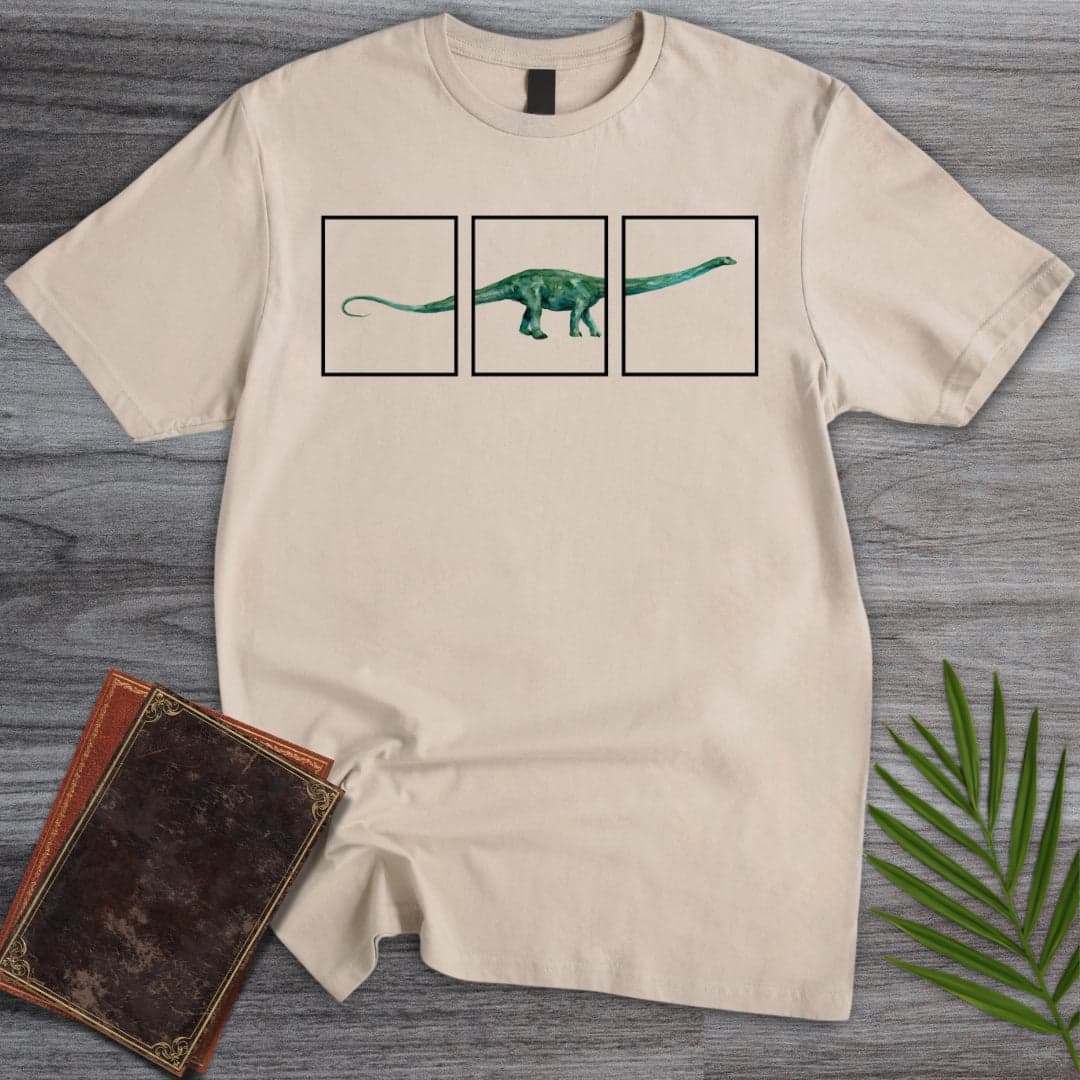 Across the Diplodocus Panels T-Shirt