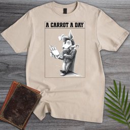 A Carrot A Day Rabbit T Shirt Gift For Nature Lover