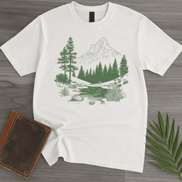 Alpine Wetland Forest T Shirt Gift For Nature Lover
