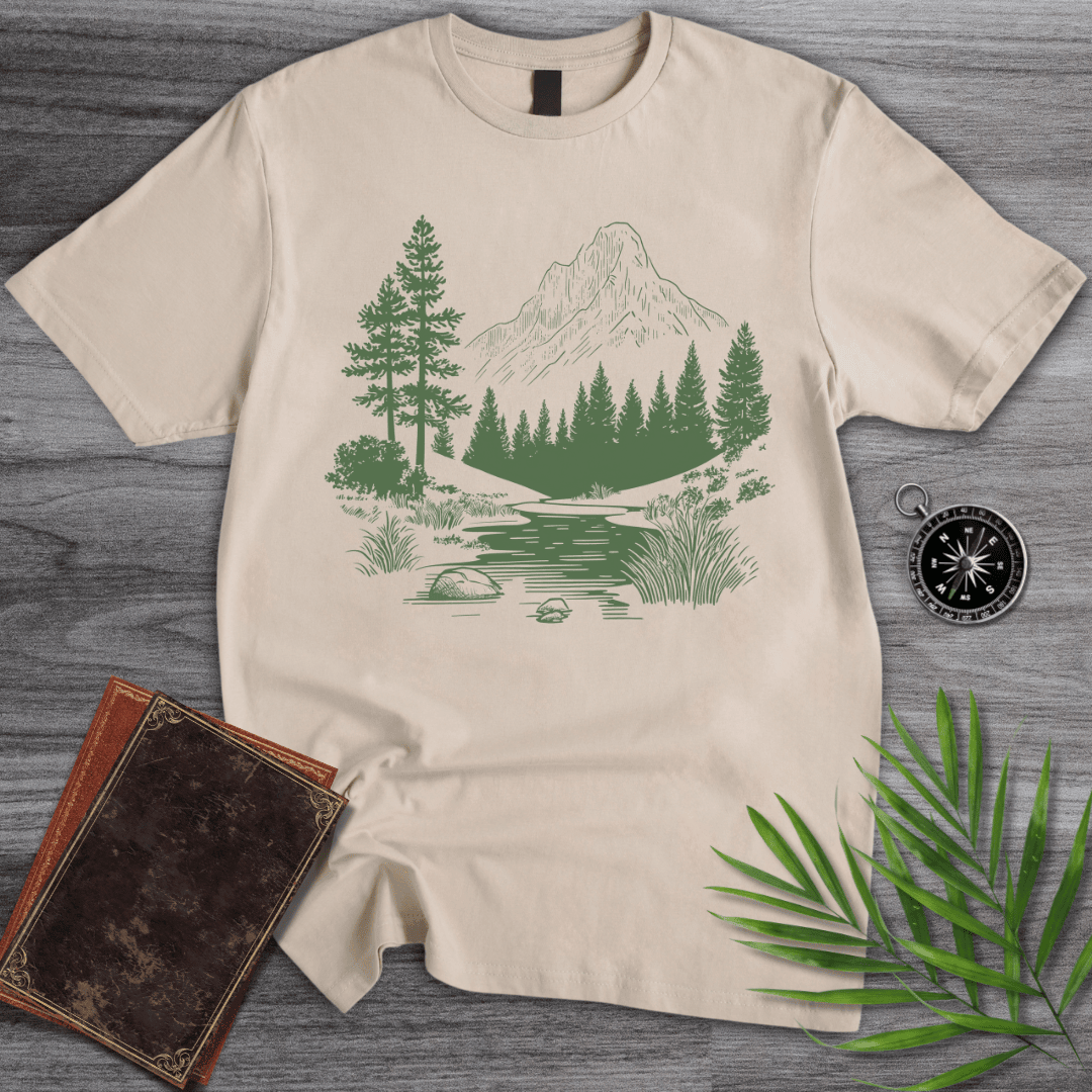 Alpine Wetland Forest T Shirt Gift For Nature Lover